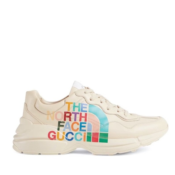Gucci Other - The North Face X Gucci limited edition rhyton leather logo monogram sneakers NWB